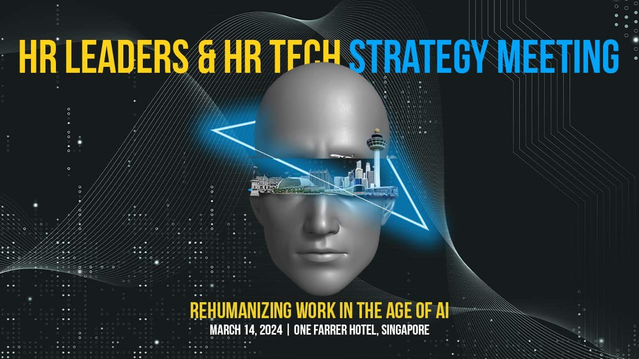 HR Singapore 2024, Rehumanizing Work in the Age of AI poster