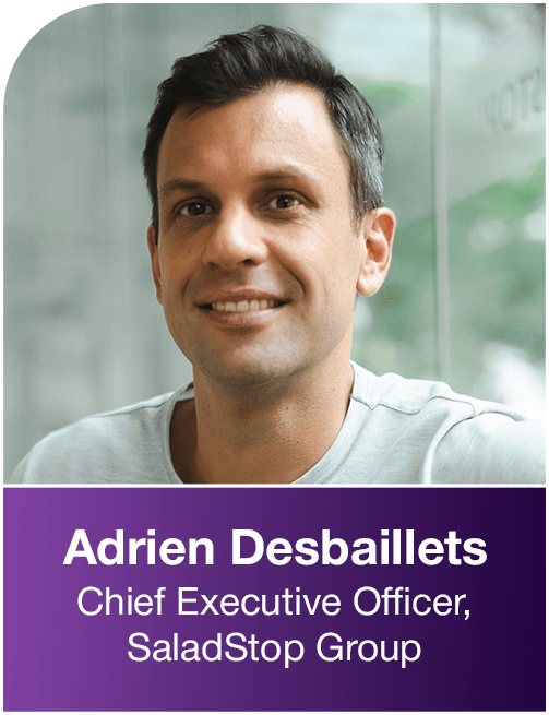 Adrien Desbaillets, Chief Executive Officer at SaladStop Group