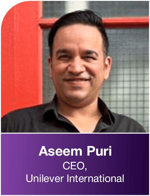 Aseem Puri, CEO at Unilever International