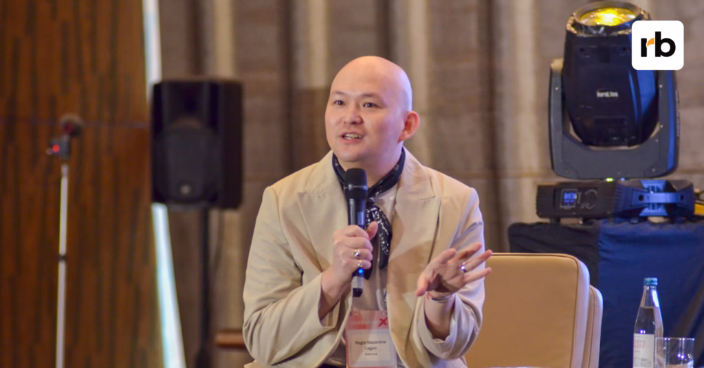 Regie Lagao, Head of Digital Marketing at Kenvue, speaking at CX Unbound